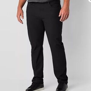 Men's Stylus Athletic Fit 5-pocket Black Pants Sz 52x32 NWT